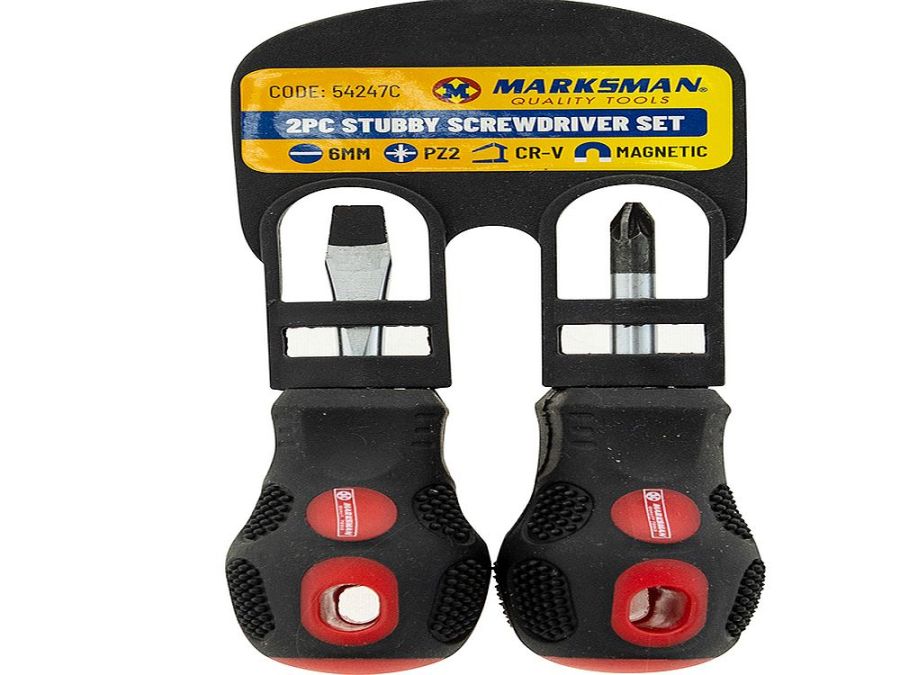 2pc stubby screwdriver set.