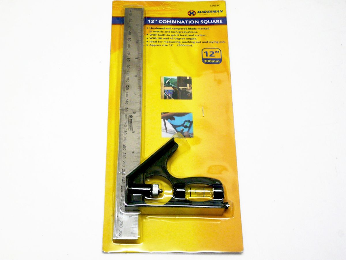 12" combination square*