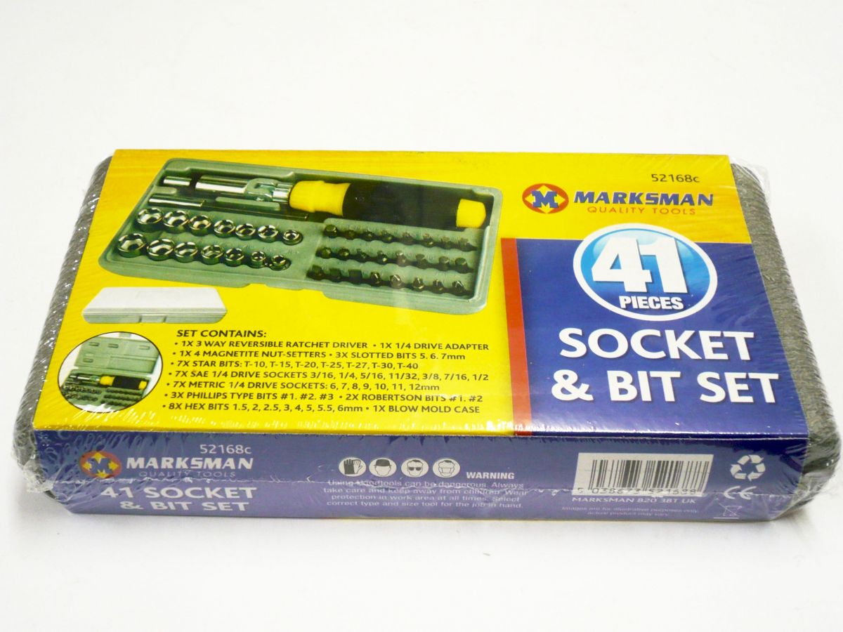 41pc socket and bit set*