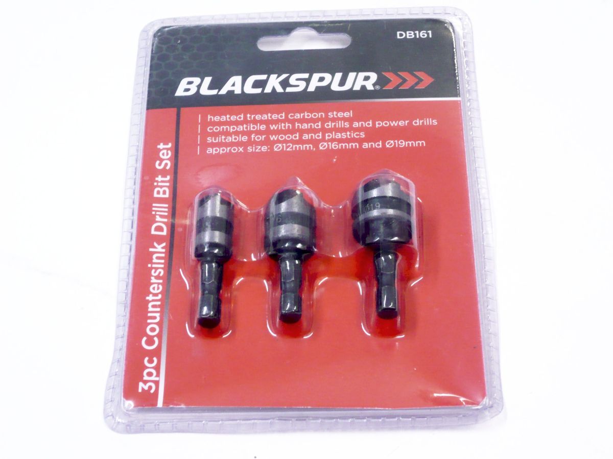 3pc countersink drill bit set*