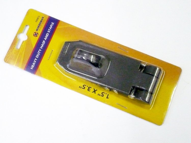 Heavy duty hasp & staple (1.5" x 3.5")*