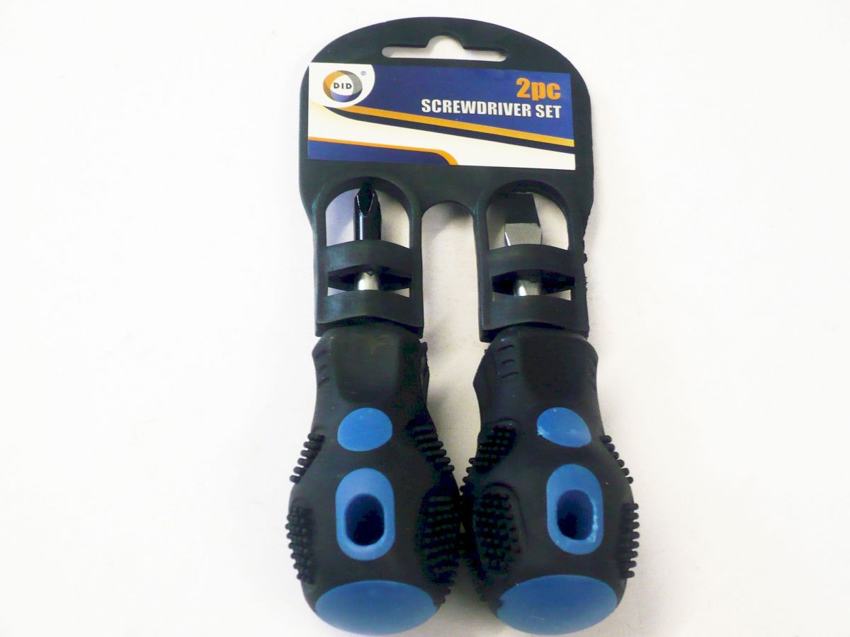 2pc stubby screwdriver set*