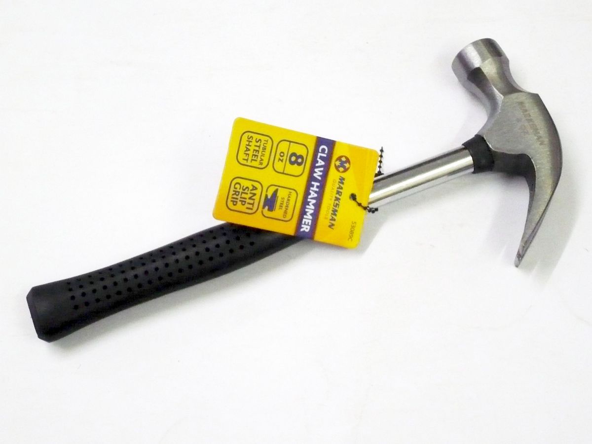 8oz steel shaft claw hammer*