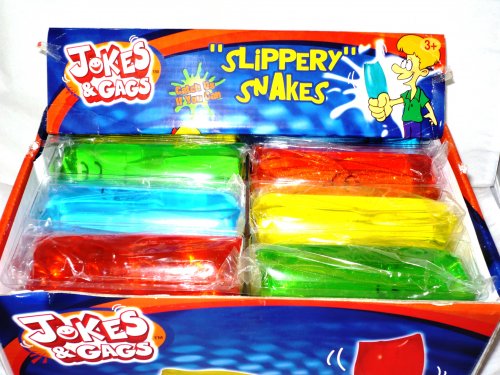 Slippery snakes, asstd cols*
(ADD 12 FOR DISPLAY)*