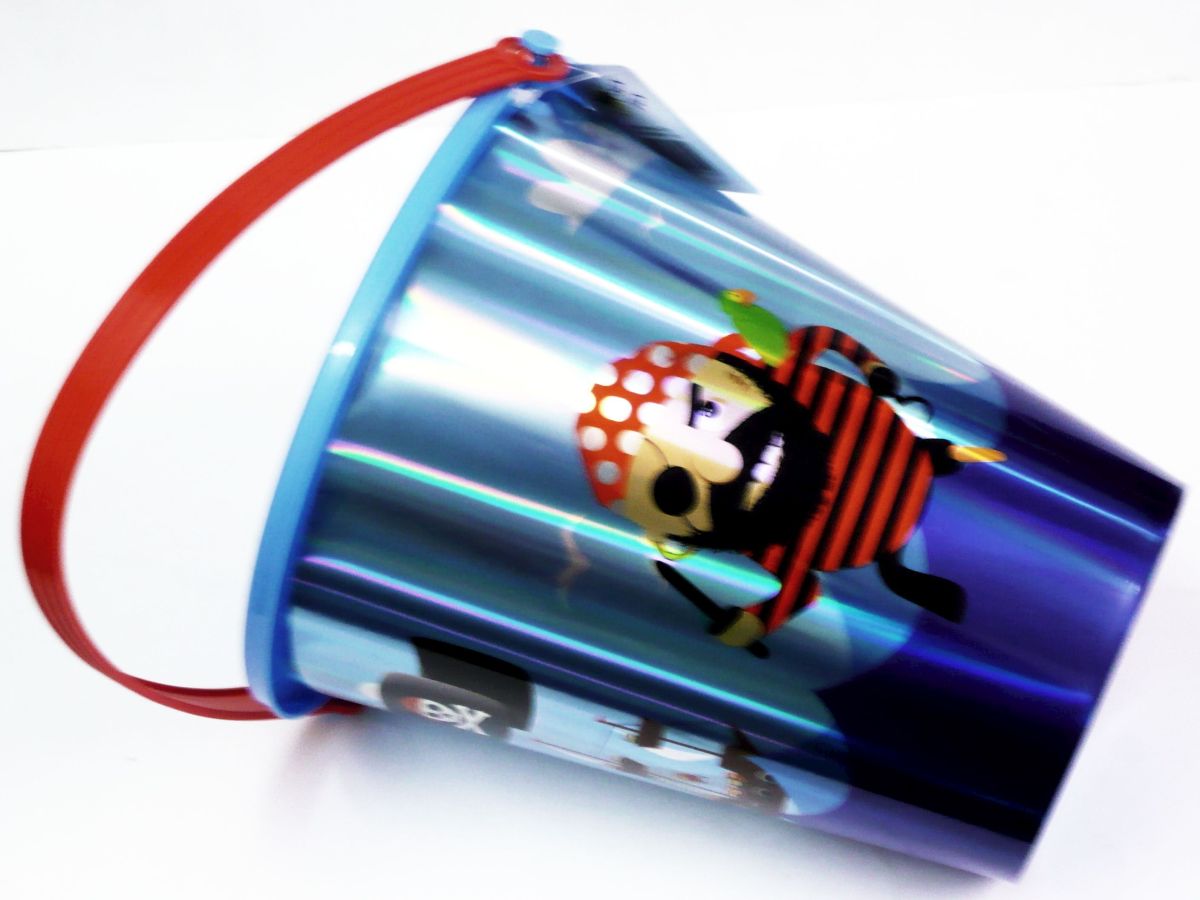 Large Pirate laser bucket H23cm. REDUCED Large Pirate laser bucket H23cm. REDUCED