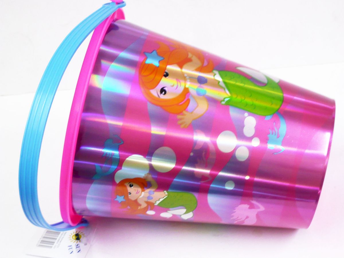 Large Mermaid laser bucket H23cm.REDUCED