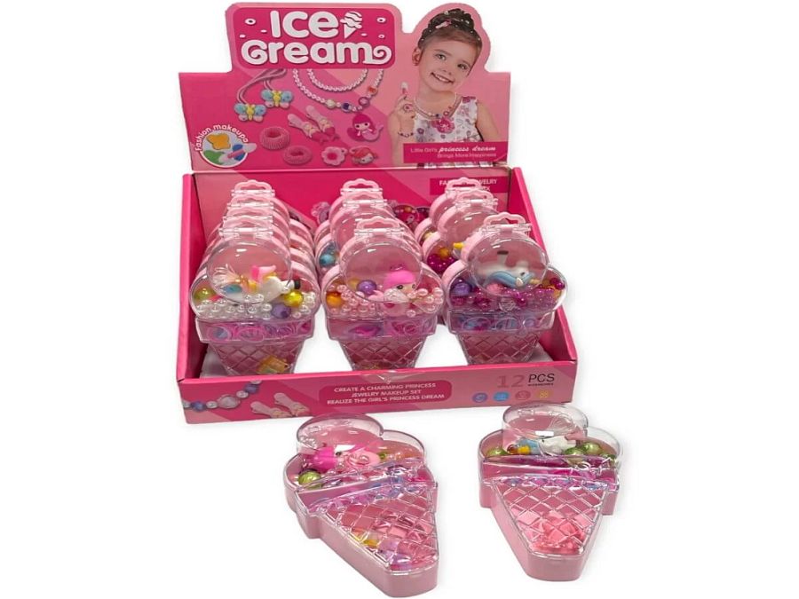 13cm ice cream bead set.
(ADD 12 FOR DISPLAY BOX)