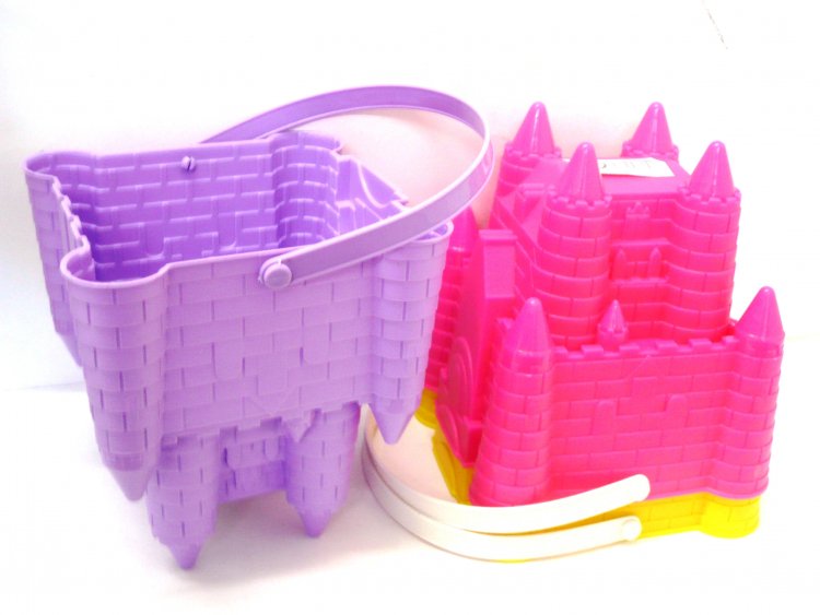Princess castle bucket - 3/cols*