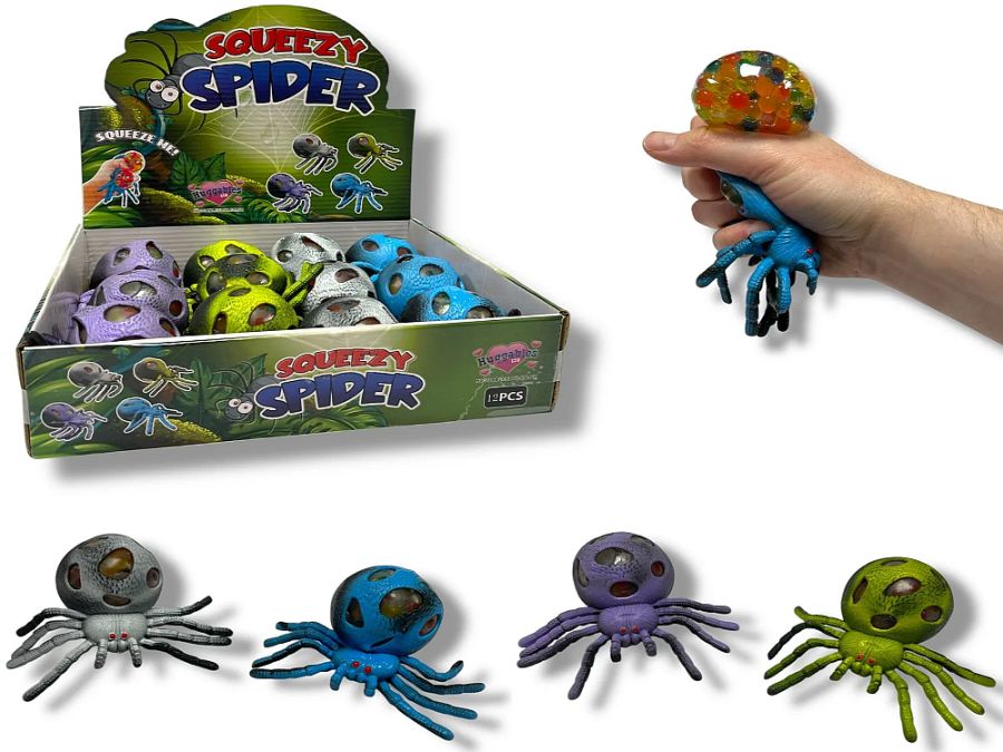 Box 12, squeezy spiders - 4/cols.