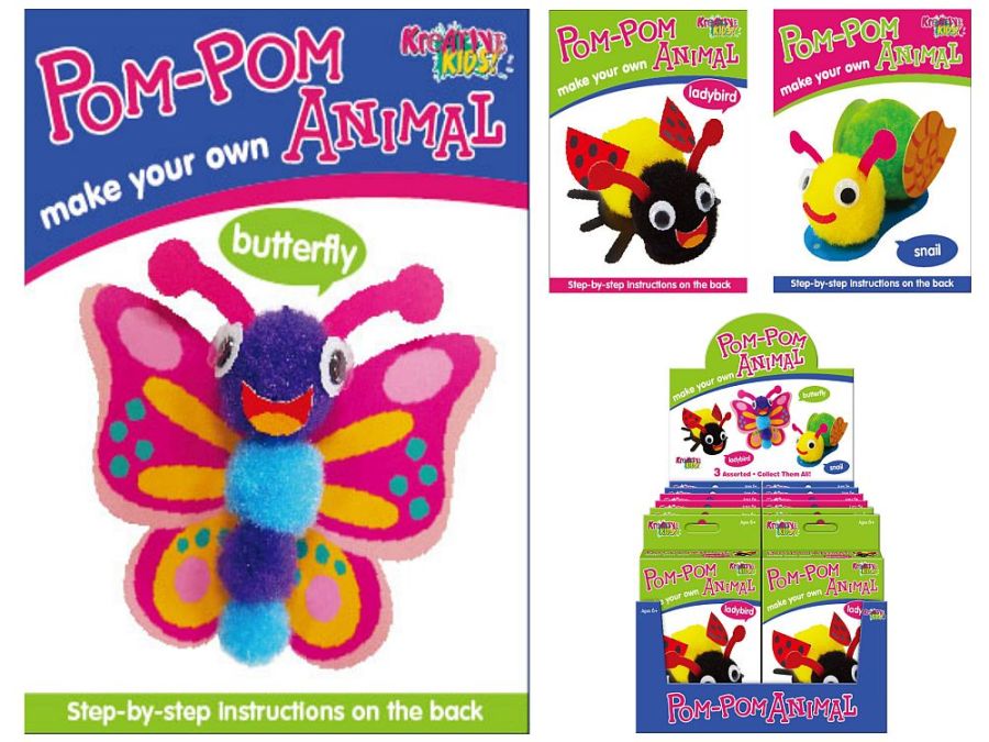 Make-your-own pom pom animal - 3asstd.
(ADD 12 FOR DISPLAY)