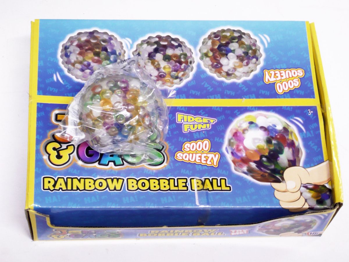 Box 12, rainbow bobble ball*