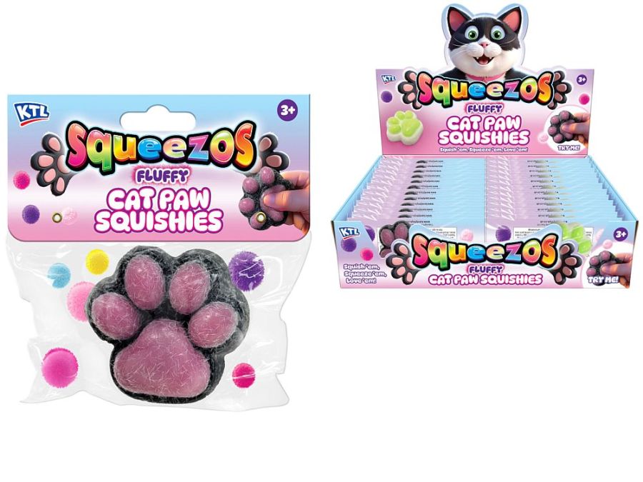 Cat paw squishies - 6asstd.
(ADD 24 FOR DISPLAY BOX)