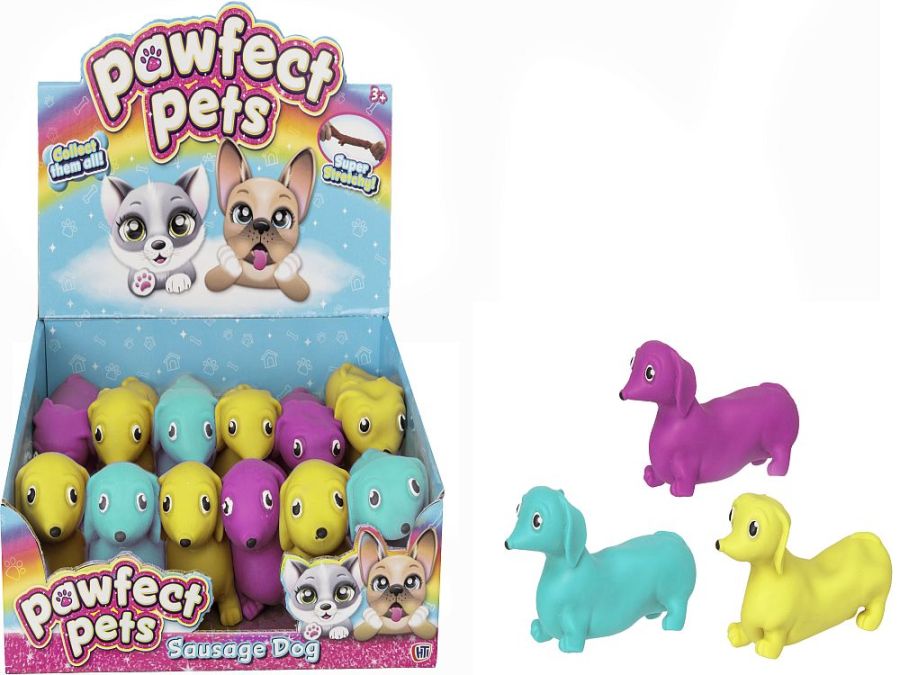 Super stretchy sausage dog - 3/cols*
(ADD 12 FOR DISPLAY)