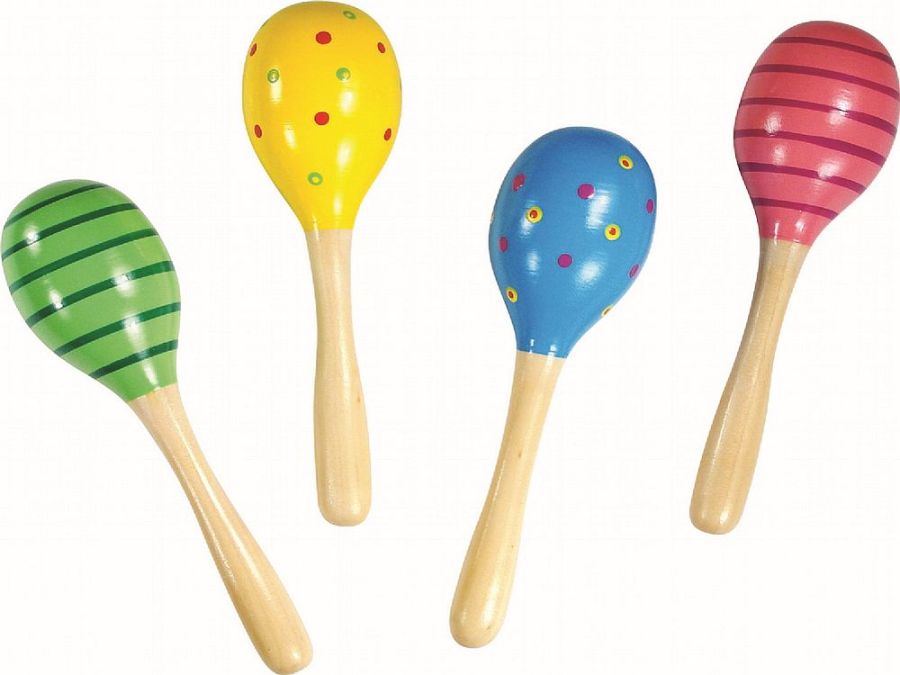 18cm wooden maracas - 4/cols*
(ADD 8 FOR DISPLAY)