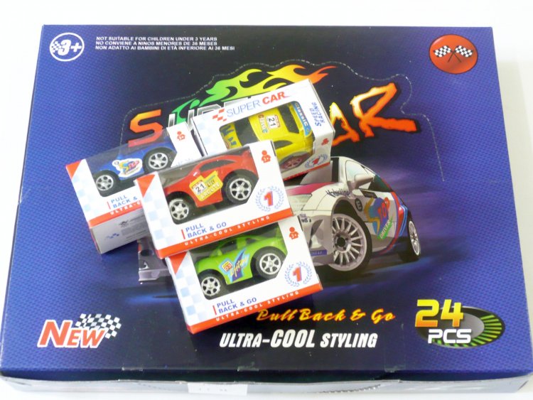 6cm pull-back car (2dz xdisplay)*