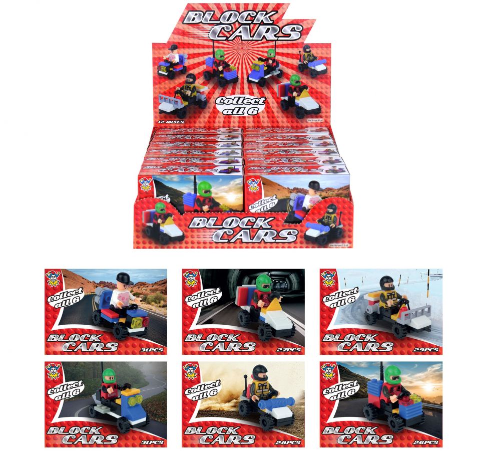 Car block set - 6asstd (12x display)*