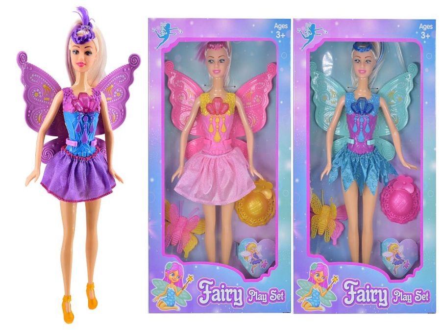 Fairy doll play set - 3asstd*