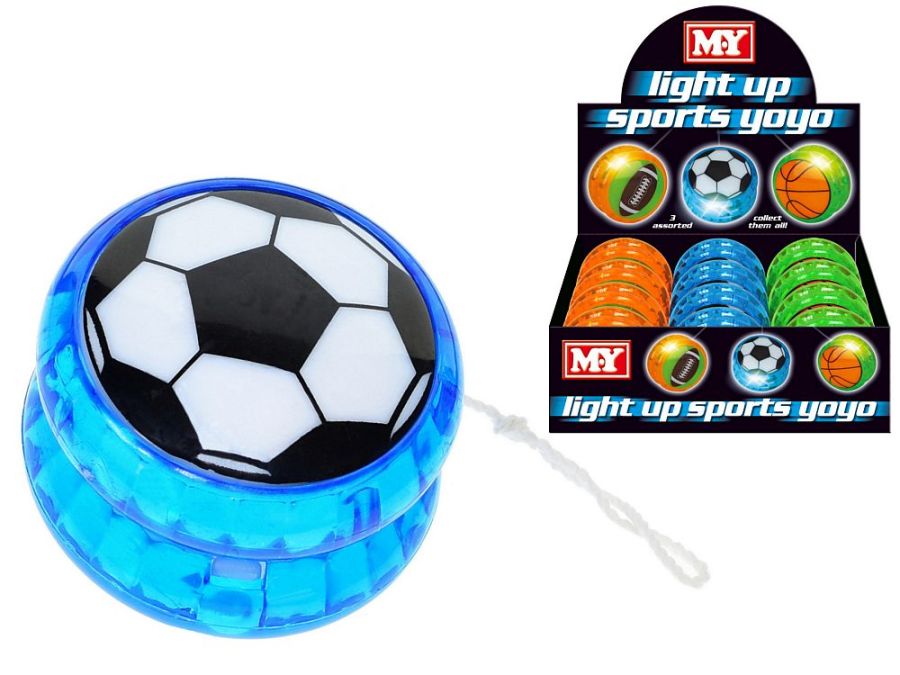 Light up sports yoyo - 3asstd*
(ADD 12 FOR DISLAY)