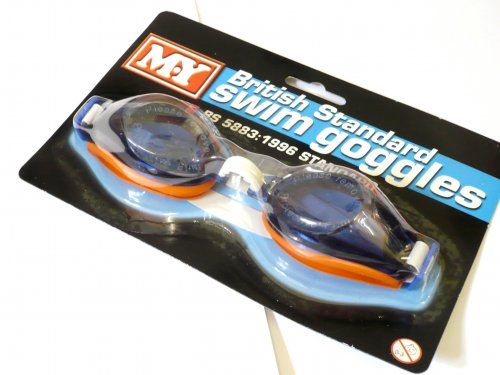 My British standard swimming goggle - 3/cols.
