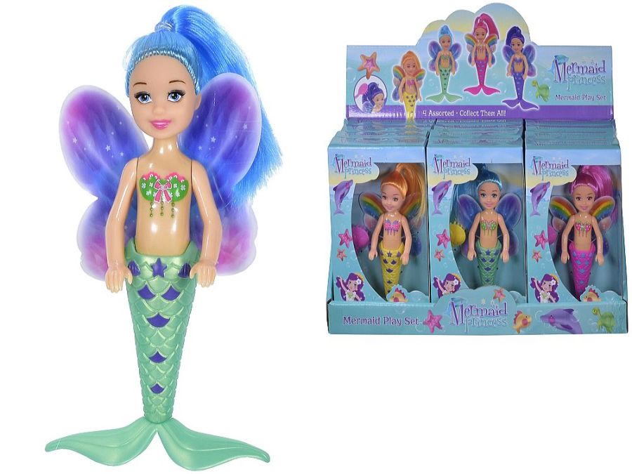 6" mermaid play set*