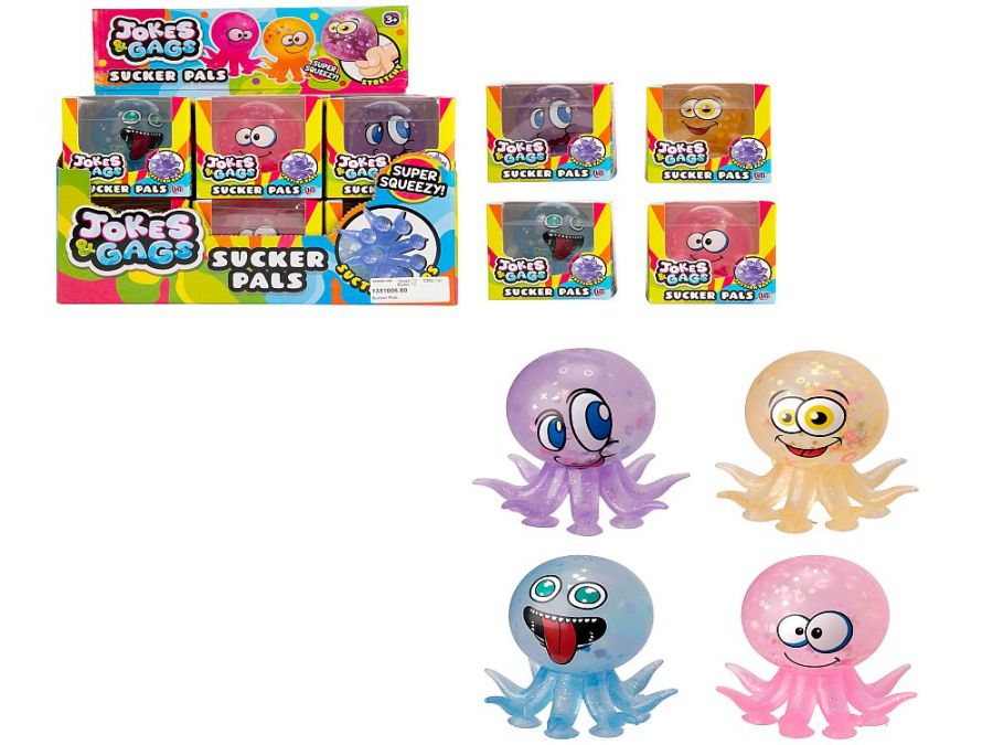 Super squeezy sucker pals - 4asstd.
(ADD 12 FOR DISPLAY)
