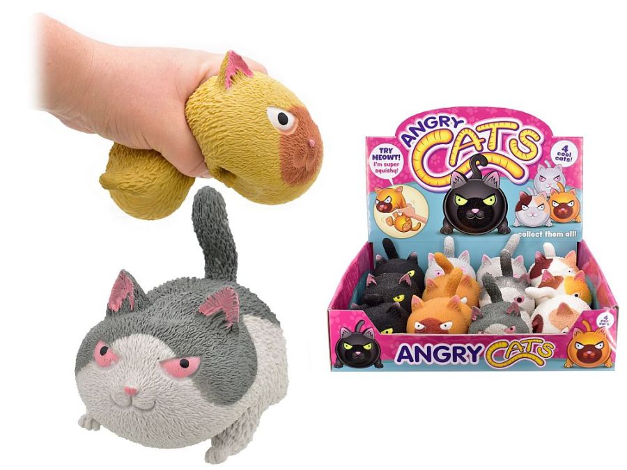 Angry squeezy cat - 4asstd.
(ADD 12 FOR DISPLAY)