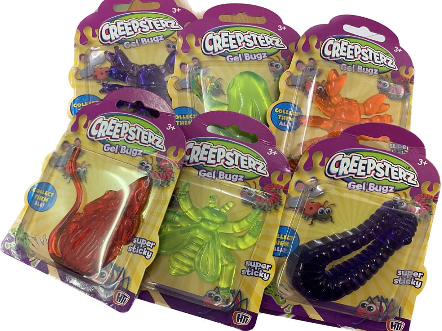 Sticky gel bugz - 6asstd.
(ADD 12 FOR DISPLAY)