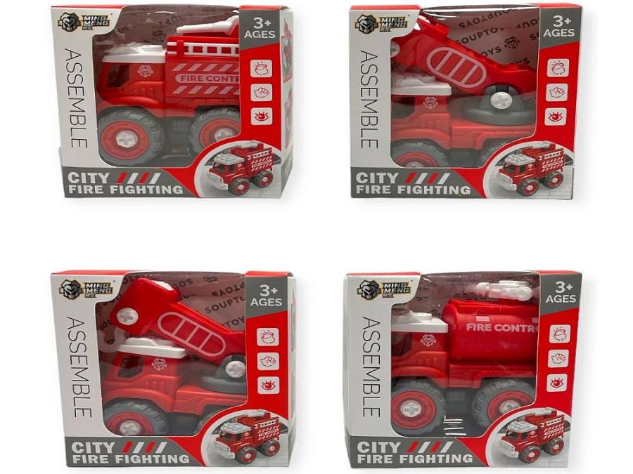Myo city fire fighting vehicle - 4asstd. (ADD 12 FOR DISPLAY)