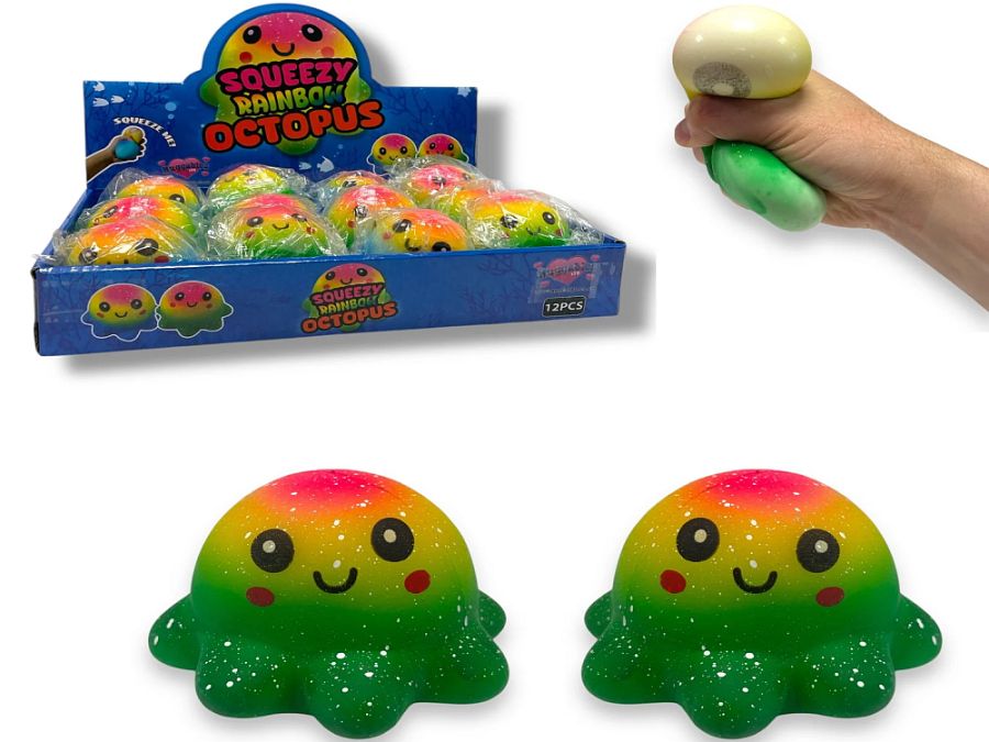 Box 12, squeezy rainbow octopus.