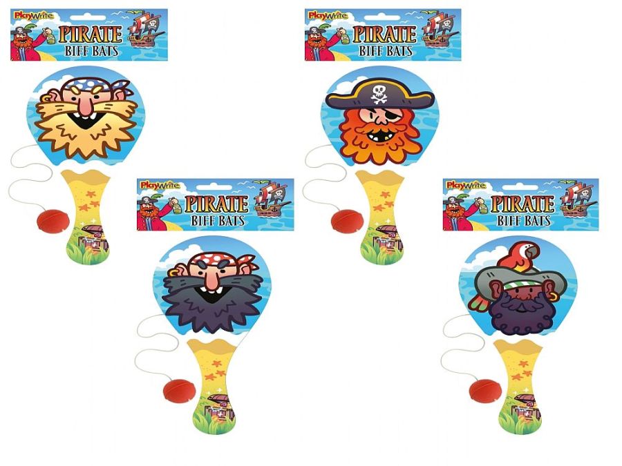 22cm wooden pirate biff bat - 4asstd*