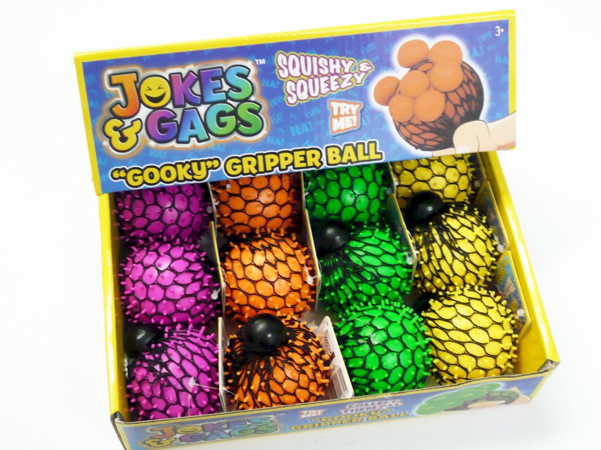 BOX 12, "Gooky" gripper ball.
