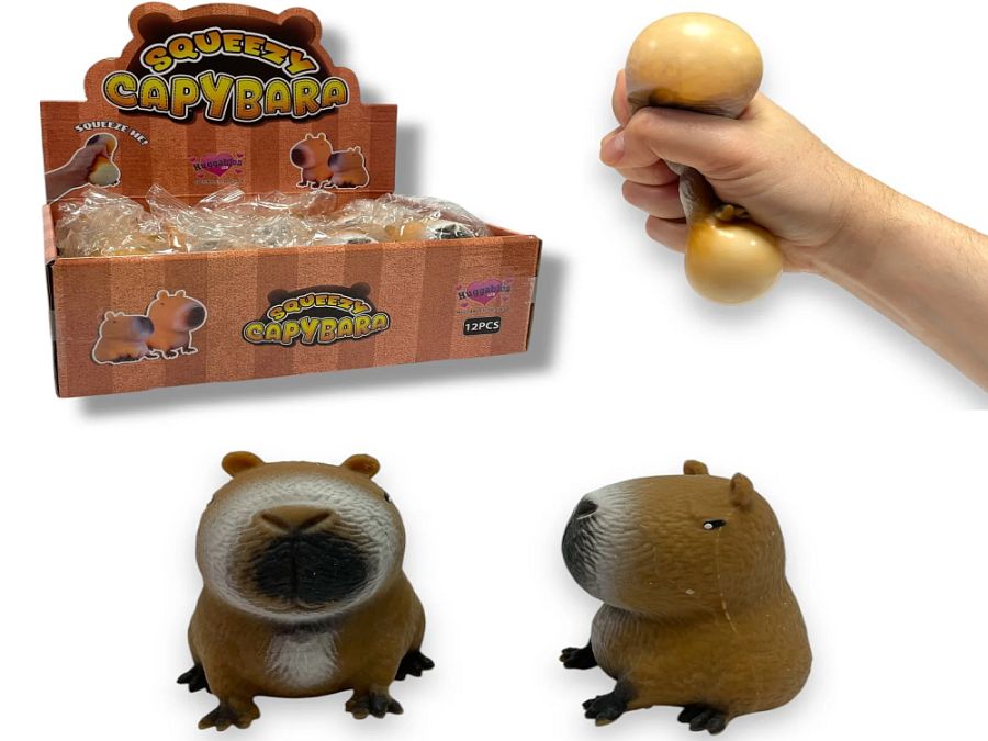 7cm squeezy capybara*
(ADD 12 FOR DISPLAY)