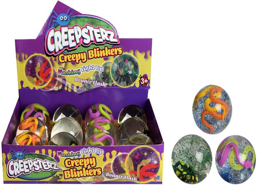 Box 12, creepy blinker light up balls.