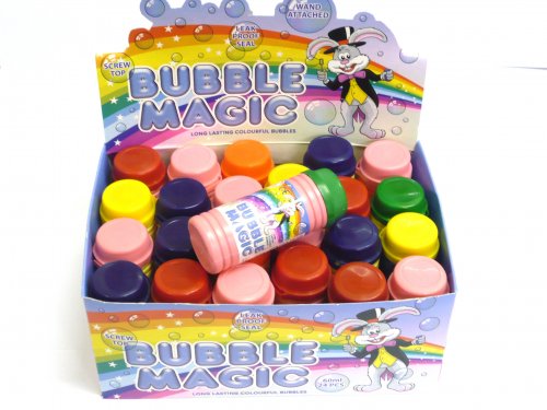 BOX 24, Bubble tubs with bubble blowing wand.*