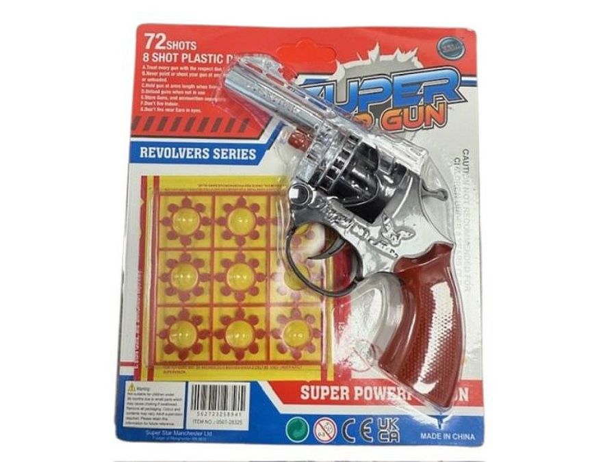 Super cap gun and 72 shots.