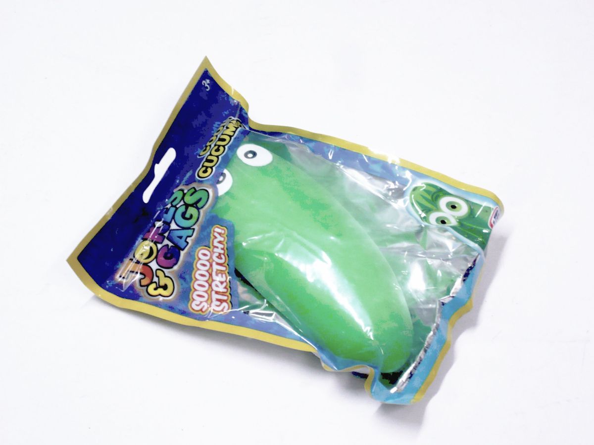 Squeeze & stretch cool cucumber*
(ADD 12 FOR DISPLAY)