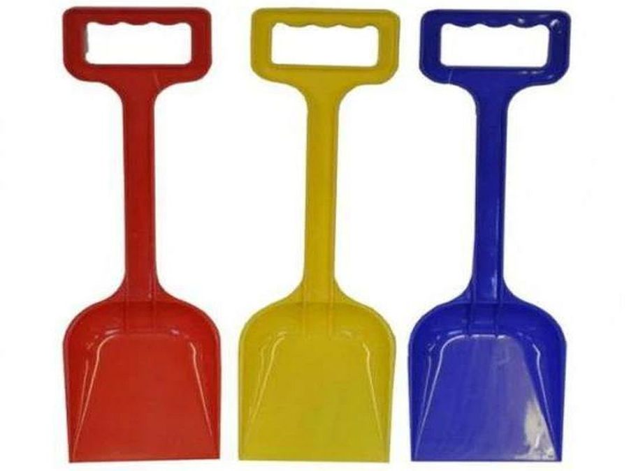 Medium plastic spade, size 13" - 3/cols.