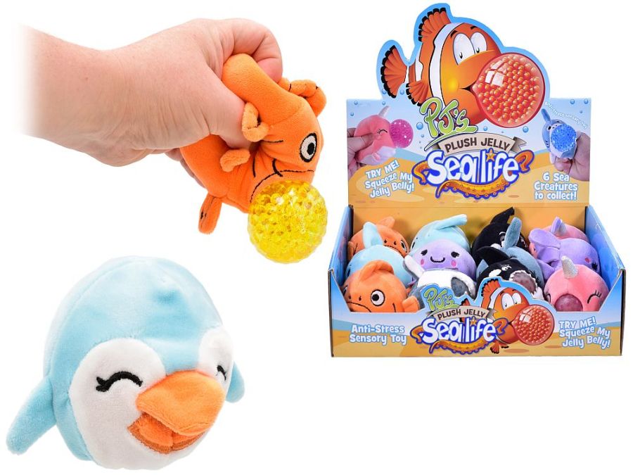 Sea life plush jelly - 6asstd.
(ADD 12 FOR DISPLAY)