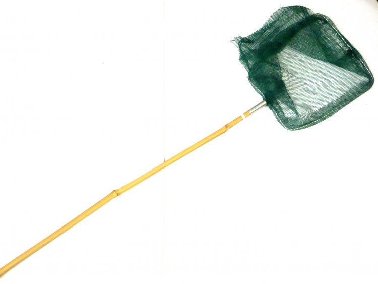 Box 144, bamboo shrimp net - 120cm handle. 67P