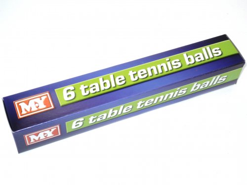 Pkt 6  MY table tennis balls*