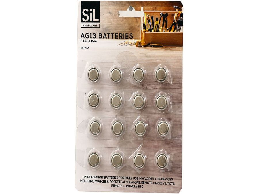 Pack 16, AG13/LR44 batteries.