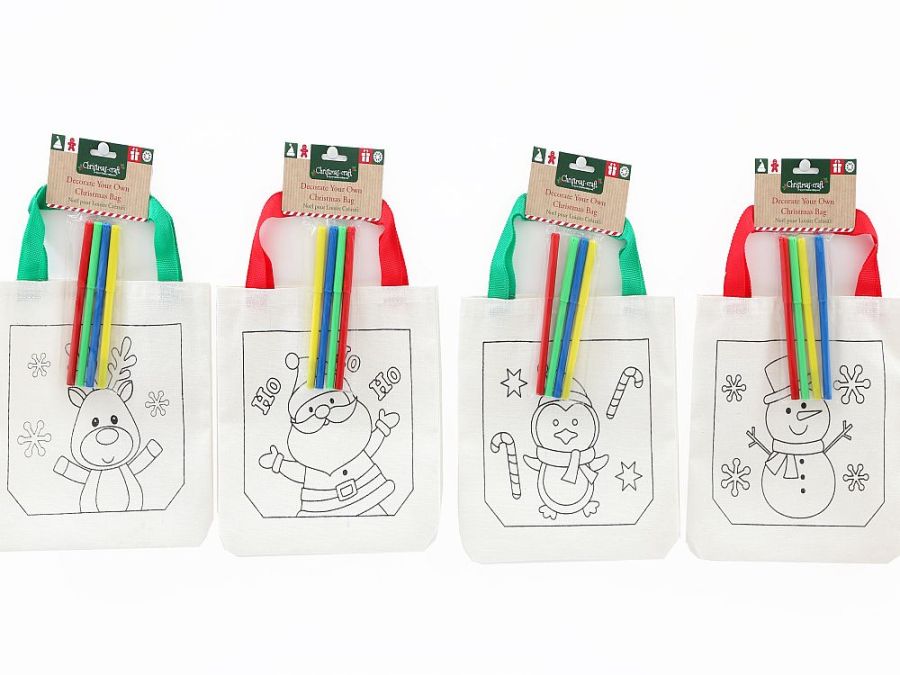 Colour-in Christmas with pens - 4asstd.