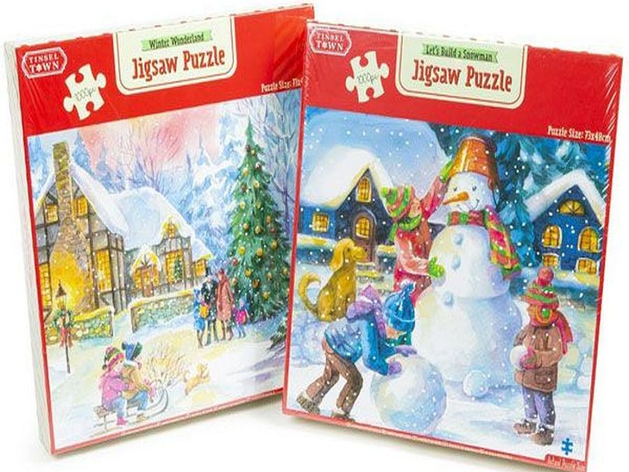 1000pc Christmas jigsaw puzzle (73x48cm) - 2asstd*