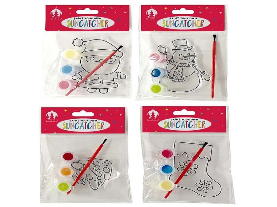 Paint your own Christmas sun catcher - 4asstd*