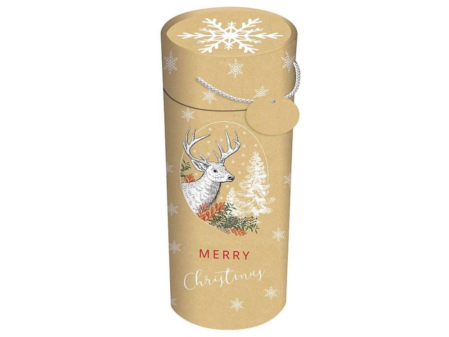 Stag Christmas bottle tube*