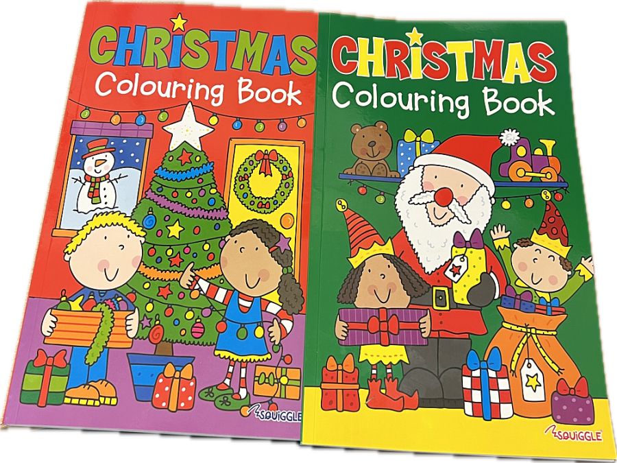 Christmas colouring book - 2asstd.