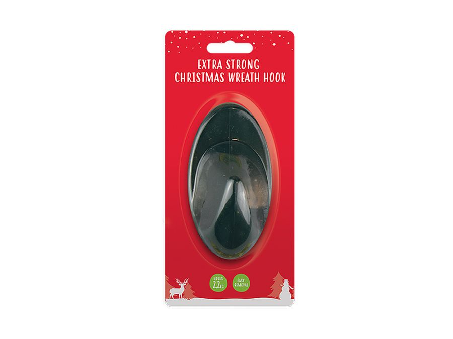 Extra strong Christmas wreath hook.