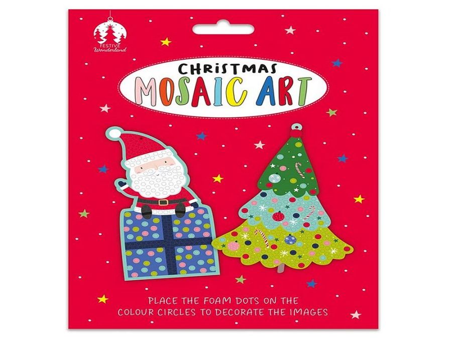 Make-your-own mosaic handing decorations.