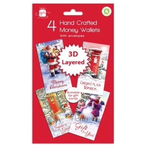 Pack 4, money wallets*