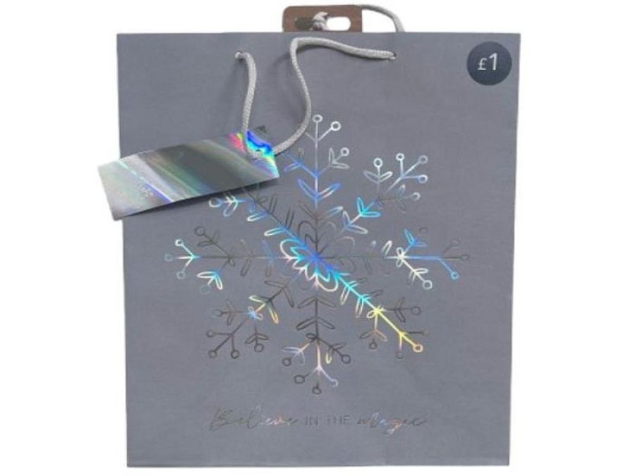 Snowflake gift bag LARGE
(32x27x13cm)